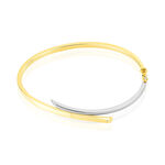 Bracelet Jonc Loise Flexible Or Bicolore - Bracelets joncs Femme | Marc Orian
