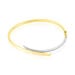 Bracelet Jonc Loise Flexible Or Bicolore - Bracelets joncs Femme | Marc Orian