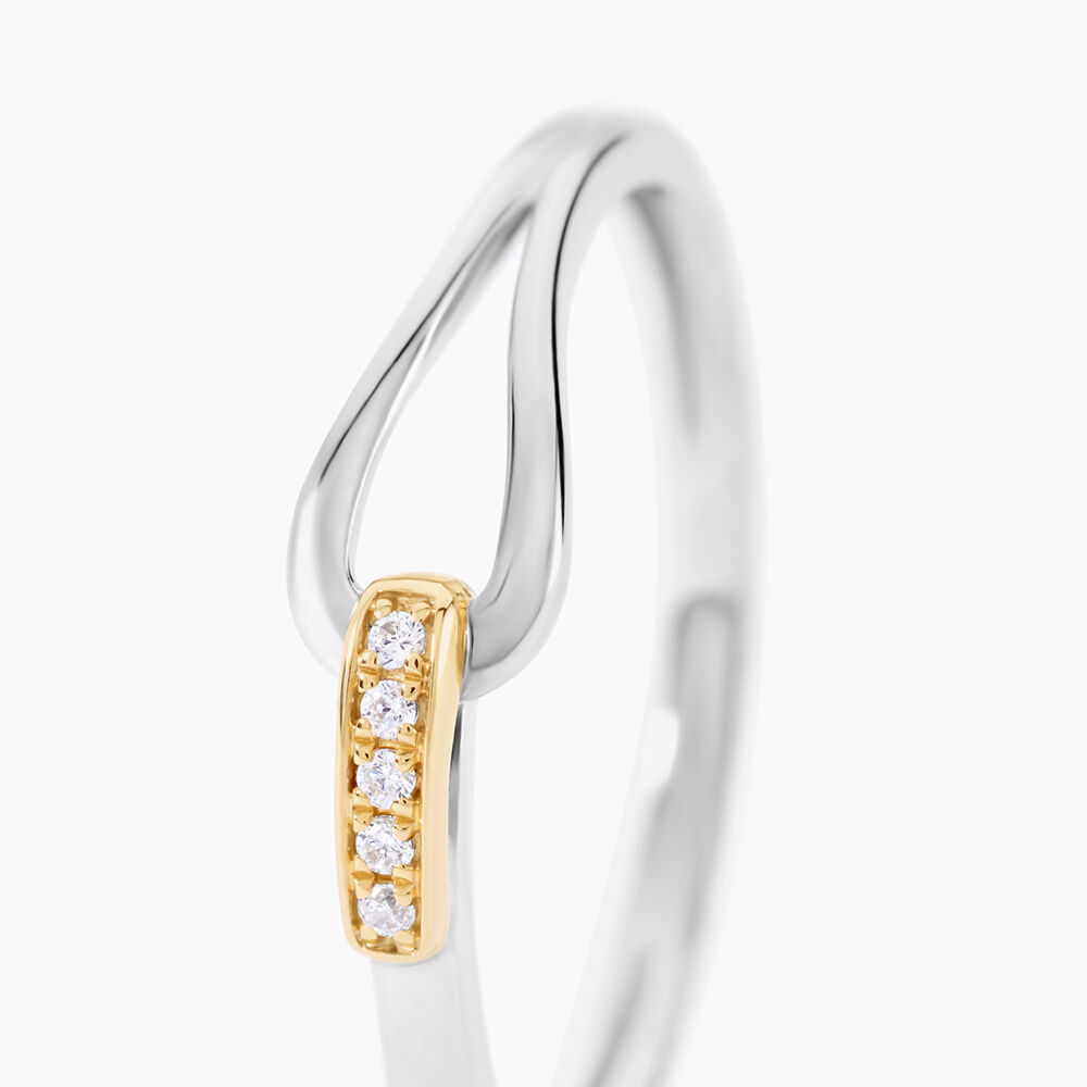 Bague Or Jaune Argent Blanc Oxyde De Zirconium - Bagues avec pierre Femme | Marc Orian