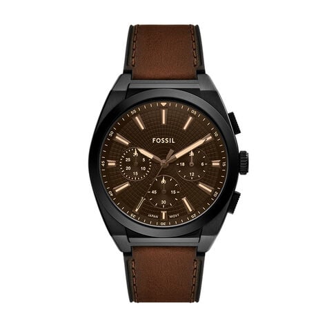Montre Fossil Everett Noir - Montres étanches Homme | Marc Orian