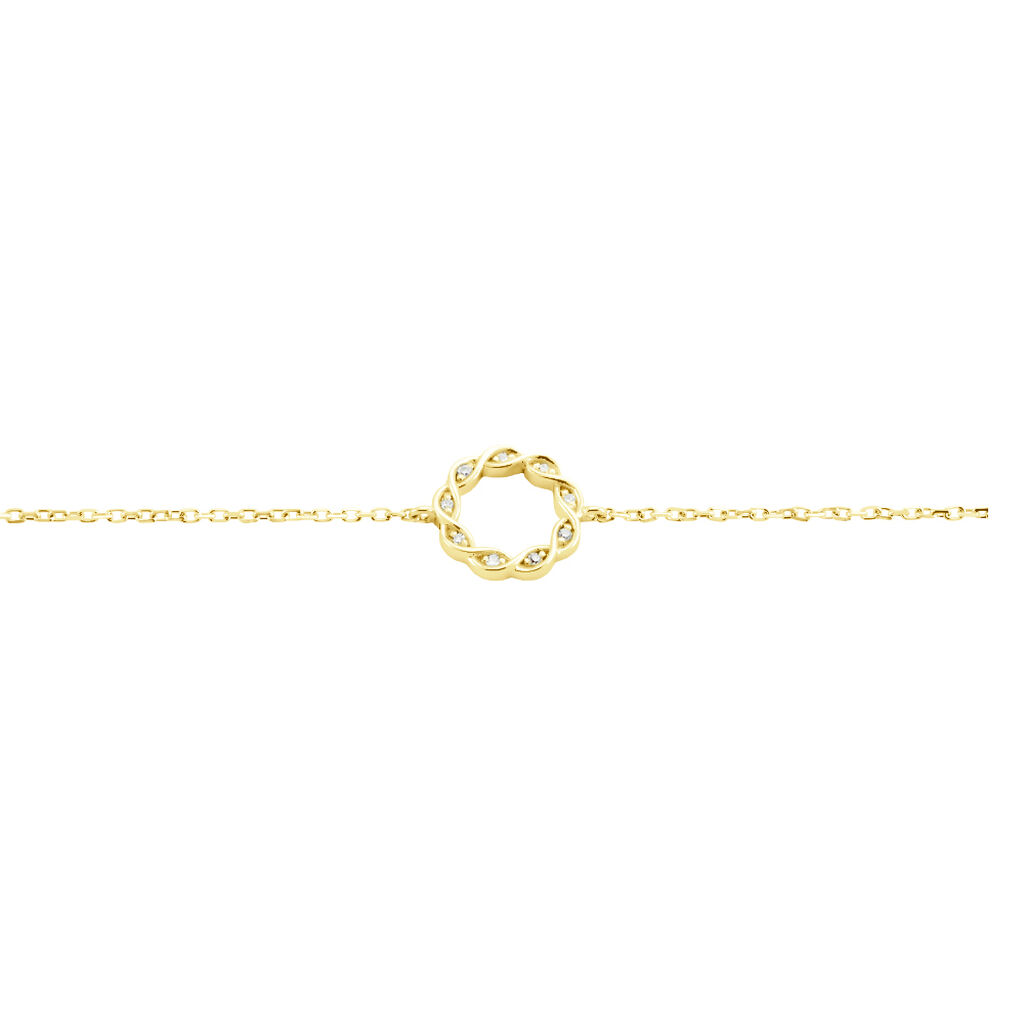 Bracelet Or Jaune Adino Diamants - Bracelets chaînes Femme | Marc Orian