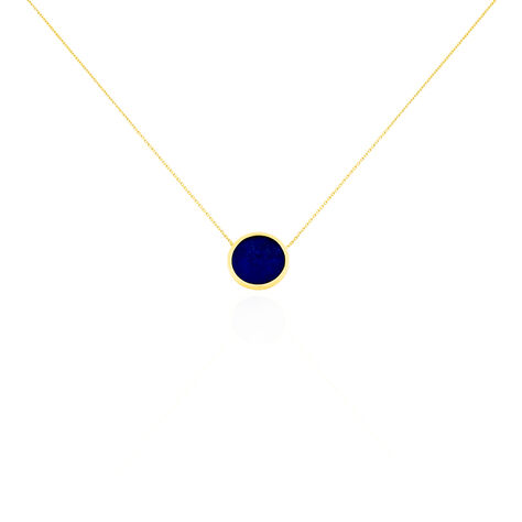 Collier Florica Or Jaune Lapis Lazuli - Colliers Femme | Marc Orian