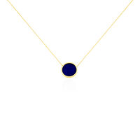 Collier Florica Or Jaune Lapis Lazuli