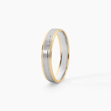Alliance Marlise Ruban Plat Or Bicolore