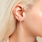 Cr&eacute;oles Sattya Argent Blanc Oxyde De Zirconium - Cr&eacute;oles Femme | Marc Orian