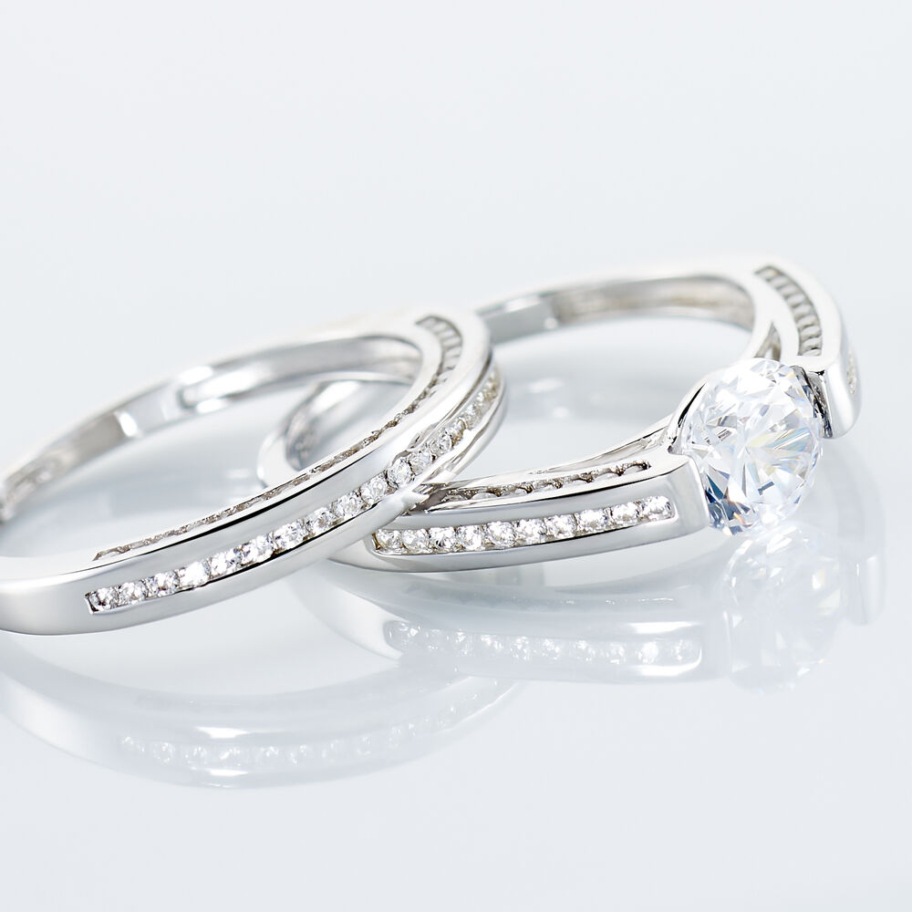 Bague Malou Argent Blanc Oxyde De Zirconium - Solitaires Femme | Marc Orian