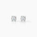 Boucles D'oreilles Puces Aphrodite Or Blanc Diamant - Puces Famille | Marc Orian
