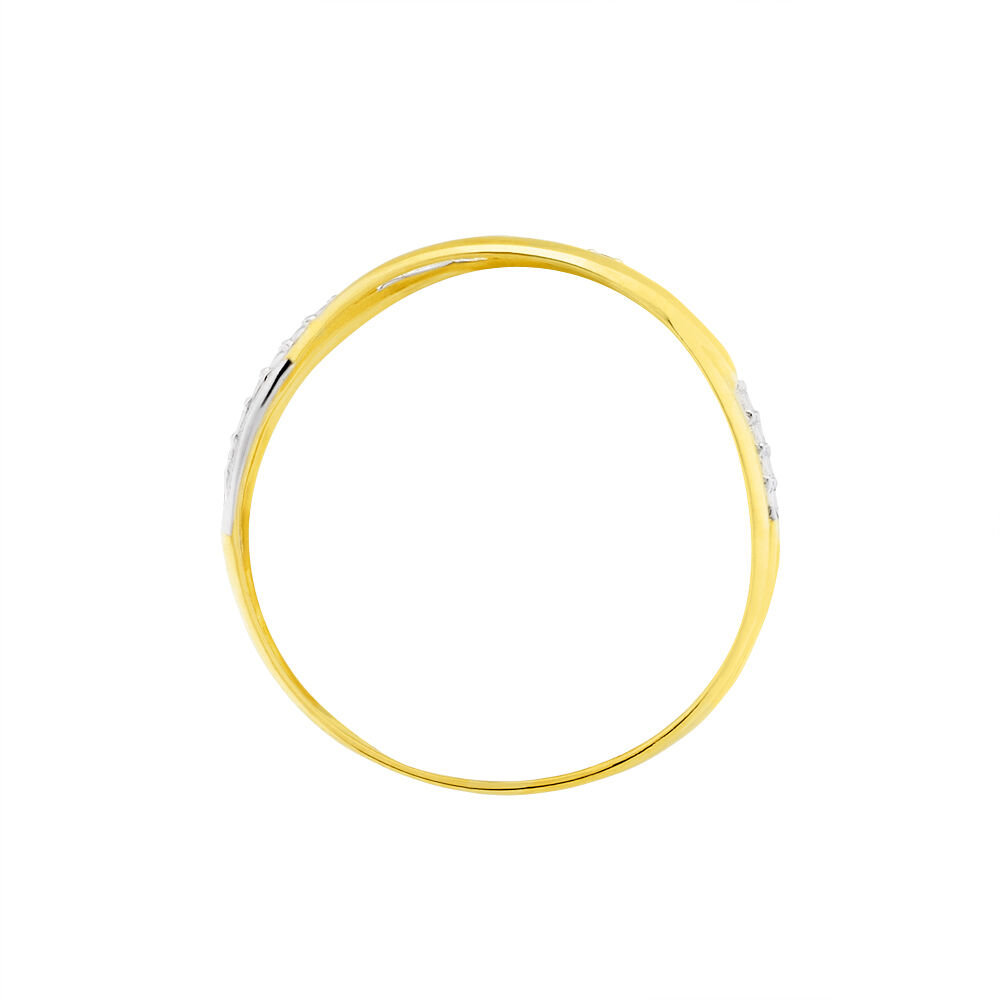 Bague Nuccia Or Bicolore Diamant - Bagues pierres précieuses Femme | Marc Orian
