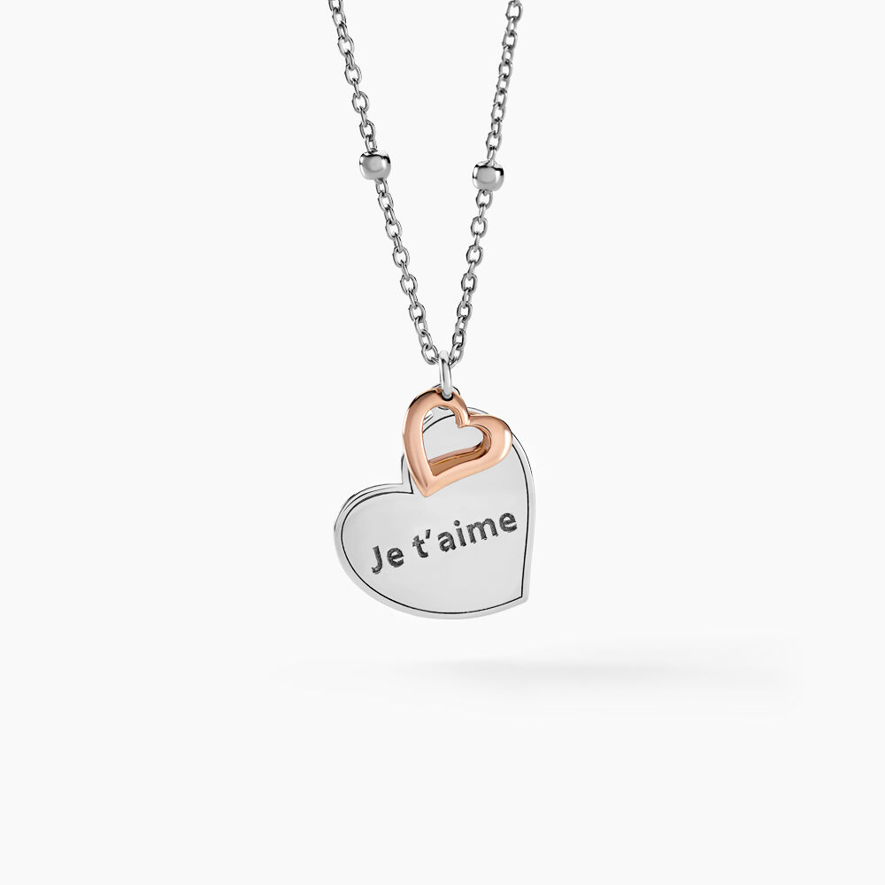 Collier Argent Bicolore Nura - Colliers Femme | Marc Orian