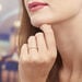 Alliance Pristina Or Blanc Diamant - Alliances avec pierres Femme | Marc Orian