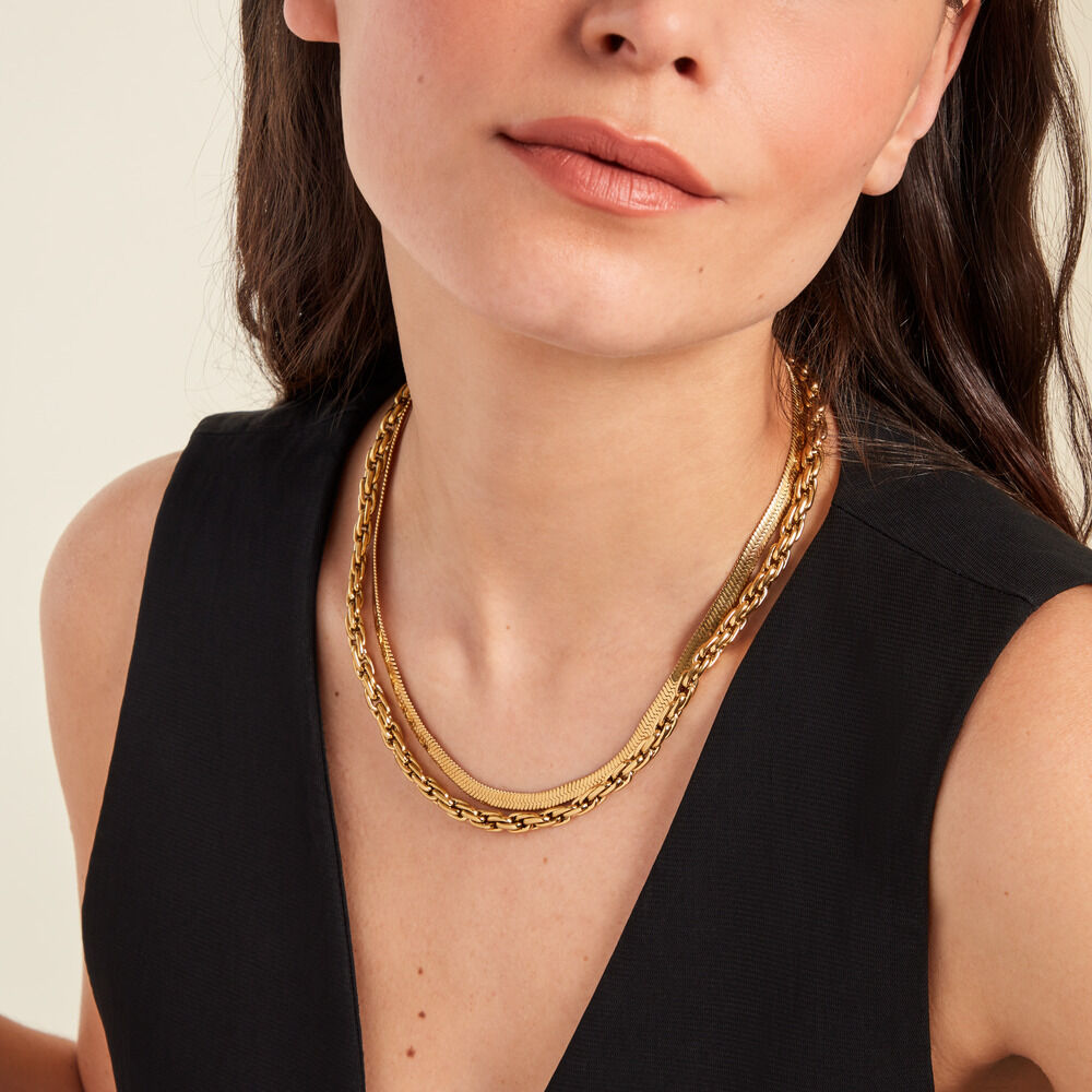 Collier Maddalena Acier Jaune - Colliers ete Femme | Marc Orian