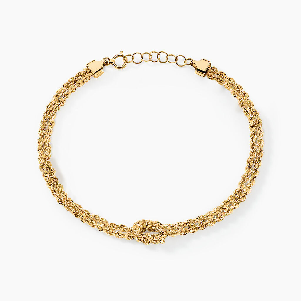 Bracelet Valter Or Jaune - Bracelets chaînes Femme | Marc Orian