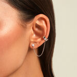 Bijoux D'Oreilles Emie Argent Blanc Oxyde De Zirconium - Piercings d'oreilles Femme | Marc Orian