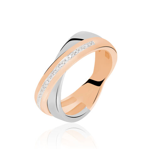 Bague Andrette Or Bicolore Diamant - Bagues Femme | Marc Orian