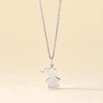 Pendentif Kids Argent Blanc - Bijoux fantaisie Femme | Marc Orian