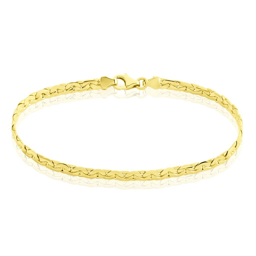 Bracelet Ivy Maille Haricot Or Jaune - Bracelets mailles Femme | Marc Orian