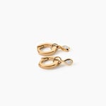 Cr&eacute;oles Lorianne Plaqu&eacute; Or Jaune Oxyde De Zirconium - Boucles d'oreilles pampille Femme | Marc Orian