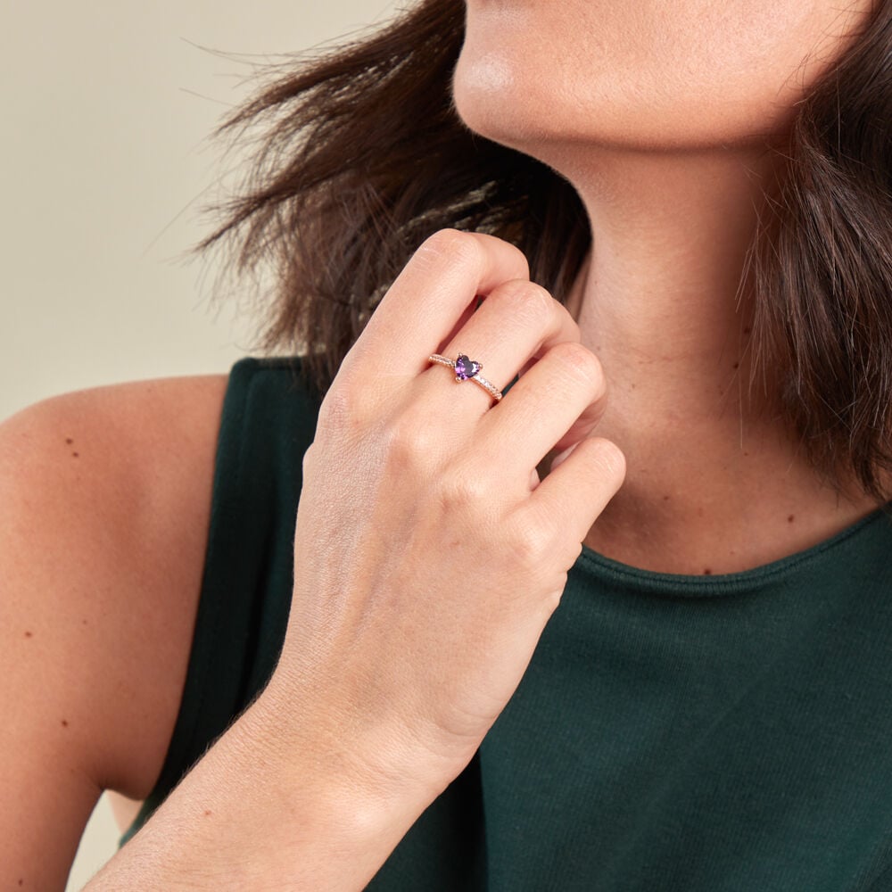 Bague Crush Plaqué Or Jaune Oxyde De Zirconium - Solitaires Femme | Marc Orian