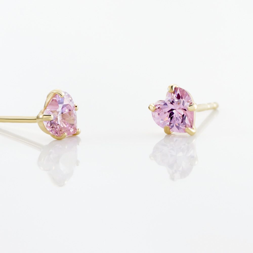 Boucles D'oreilles Puces Daria Or Jaune Oxyde - Puces Femme | Marc Orian
