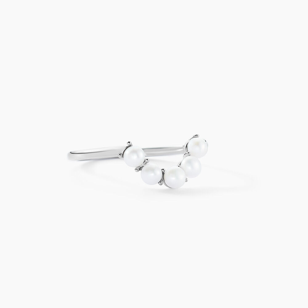 Bague Felisia Argent Blanc Perle De Culture - Bijoux fantaisie Femme | Marc Orian