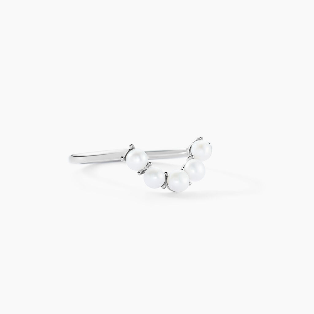 Bague Felisia Argent Blanc Perle De Culture - Bijoux fantaisie Femme | Marc Orian