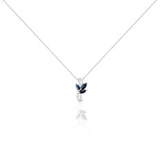 Collier Maura Or Blanc Saphir Diamant - Colliers Femme | Marc Orian