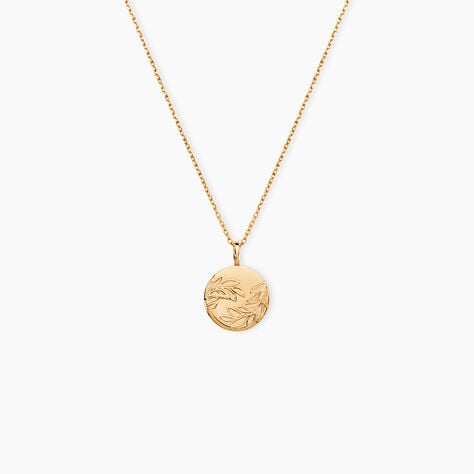 Collier Hanaelle Plaque Or Jaune - Colliers ete Femme | Marc Orian