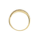 Bague Lia Plaqu&eacute; Or Jaune Oxyde De Zirconium - Bijoux fantaisie Femme | Marc Orian