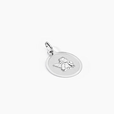 Pendentif Hannae Or Blanc