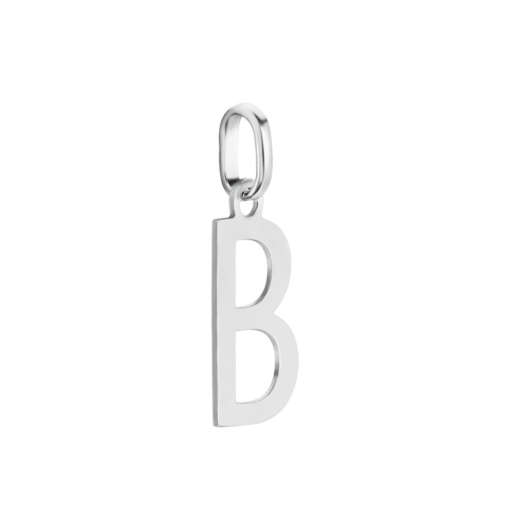 Pendentif Ionia Lettre Or Blanc - Pendentifs Famille | Marc Orian