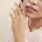 Bague Emilia Or Rose Diamant - Bagues pierres pr&eacute;cieuses Femme | Marc Orian