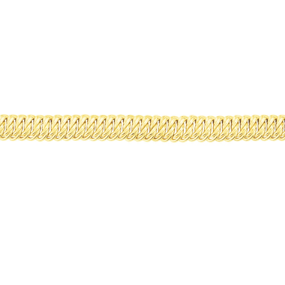 Bracelet Jimmy Maille Americaine Or Jaune - Bracelets mailles Femme | Marc Orian