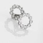 Boucles D'oreilles Puces Argent Blanc Leonhard Oxydes De Zirconium - Puces Femme | Marc Orian