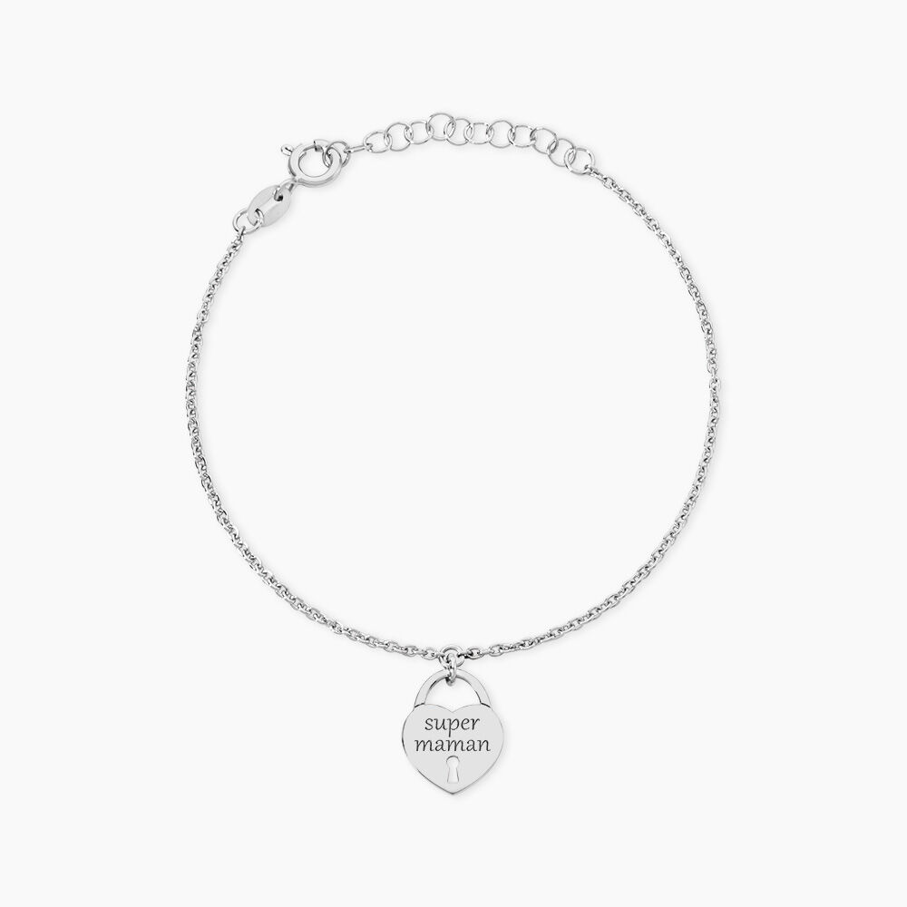 Bracelet Harta Argent Blanc - Bracelets fantaisie Femme | Marc Orian