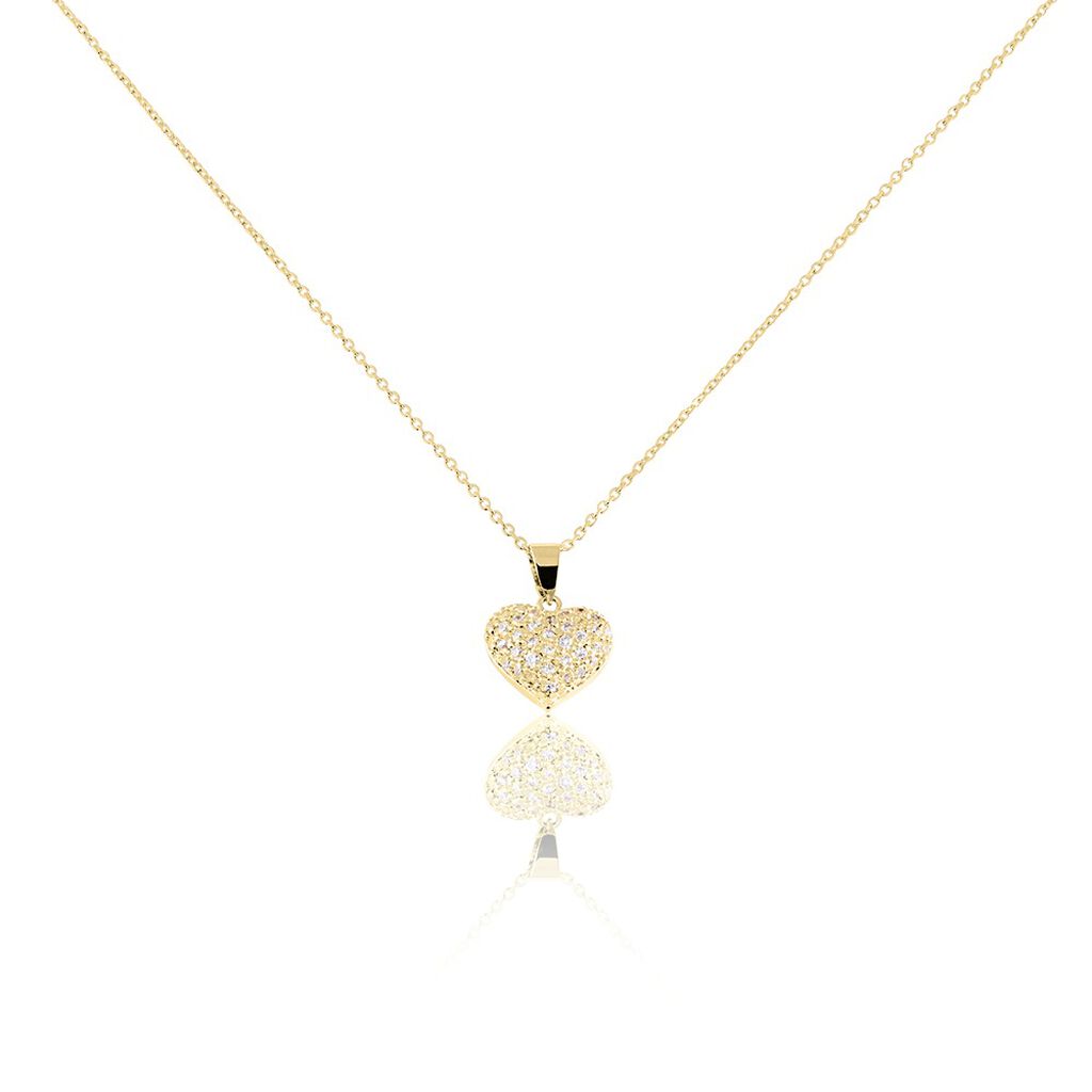 Collier Ophrys Plaqué Or Oxydes De Zirconium - Colliers avec pierres Femme | Marc Orian