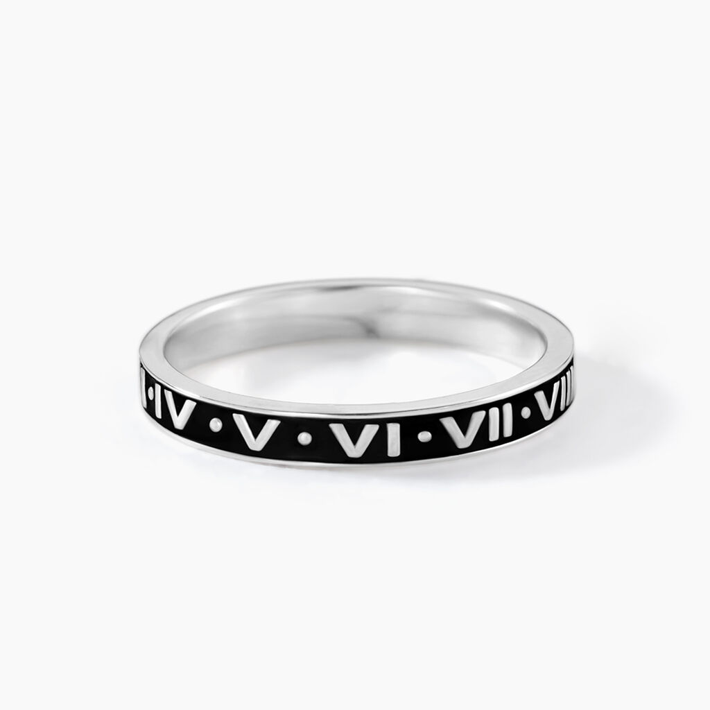 Bague Ilyan Argent Blanc - Bagues Homme | Marc Orian
