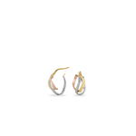 Cr&eacute;oles Horus Or Tricolore - Cr&eacute;oles Femme | Marc Orian