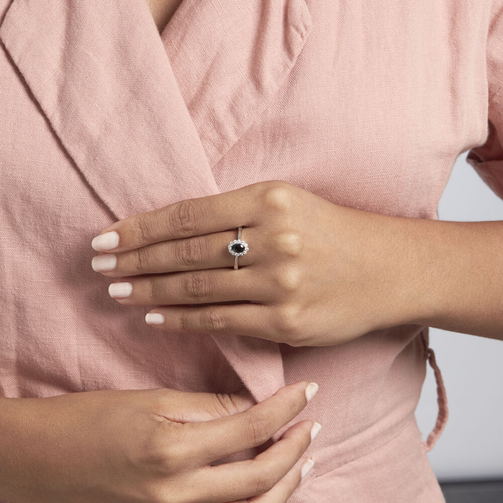 Bague Solitaire Eulalio Argent Blanc Oxyde De Zirconium - Solitaires Femme | Marc Orian
