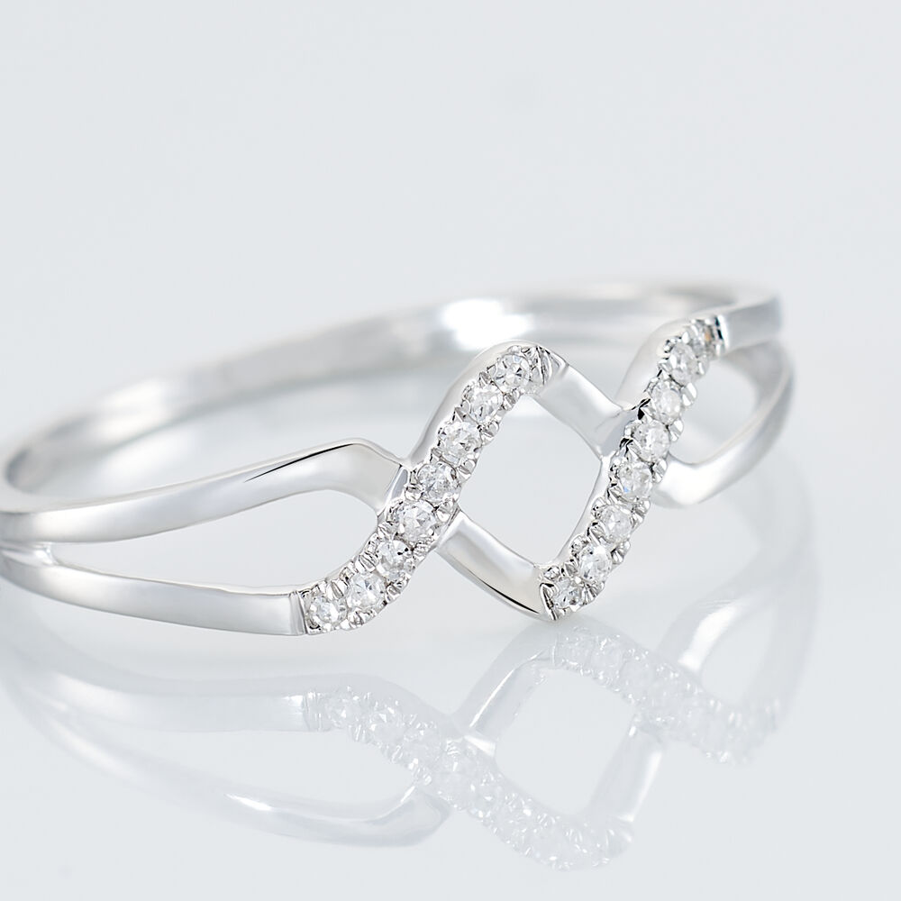 Bague Loula Or Blanc Diamant - Bagues pierres pr&eacute;cieuses Femme | Marc Orian