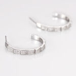 Cr&eacute;oles Nevada Rondes Argent Blanc Oxyde De Zirconium - Cr&eacute;oles Femme | Marc Orian