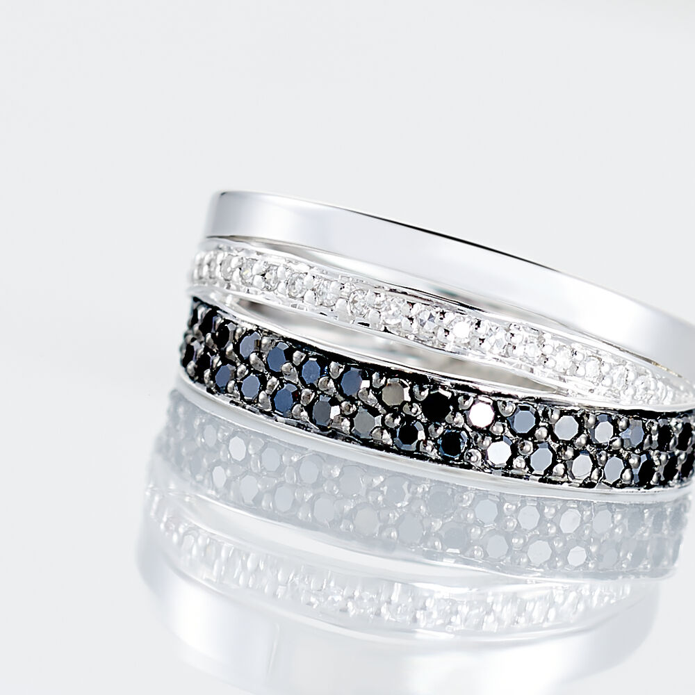 Bague Virginie Or Blanc Diamant - Bagues pierres précieuses Femme | Marc Orian