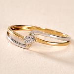 Bague Pika Or Bicolore Diamant - Solitaires Femme | Marc Orian
