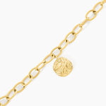 Bracelet Milina Acier Jaune Cristal - Bracelets Medailles Femme | Marc Orian