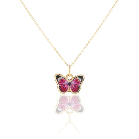 Collier Sulivia Papillon Or Jaune - Colliers ete Enfant | Marc Orian