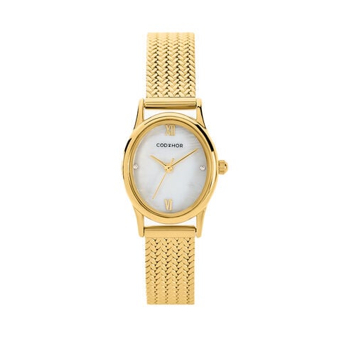 Montre Codhor Suzanne Nacre Blanche - Montres &eacute;tanches Femme | Marc Orian