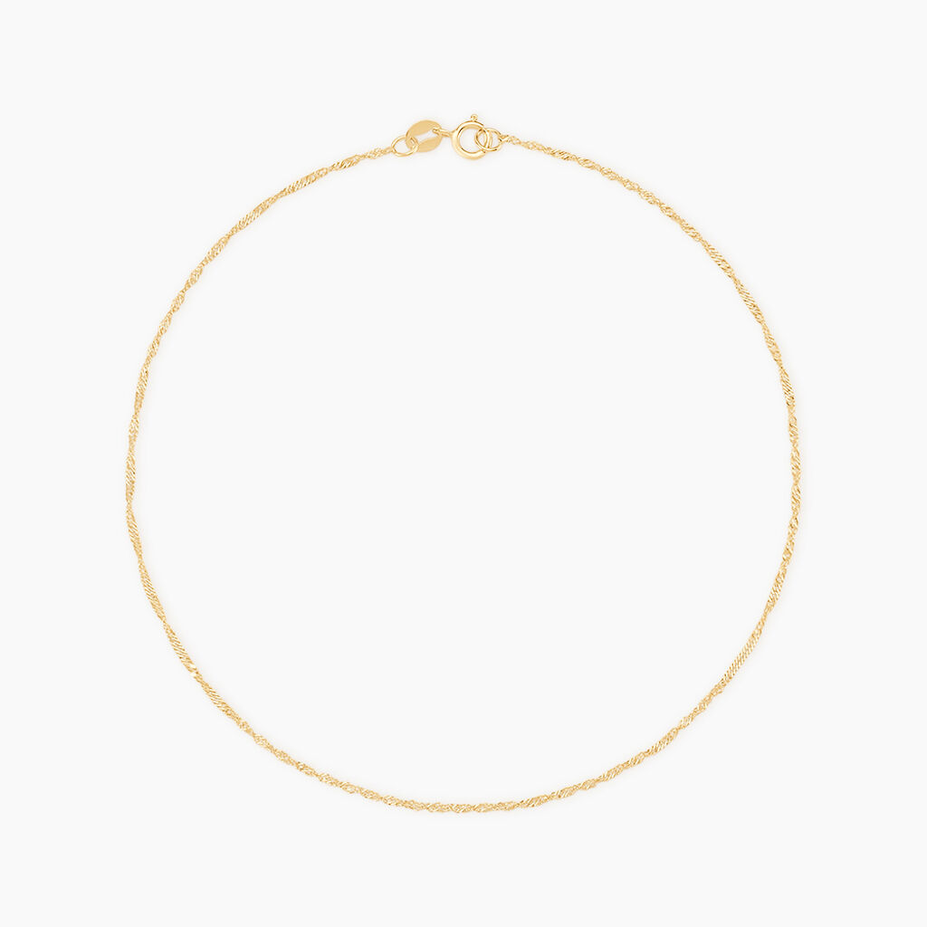 Chaîne De Cheville Sylwia Or Jaune - Chaines de cheville Femme | Marc Orian