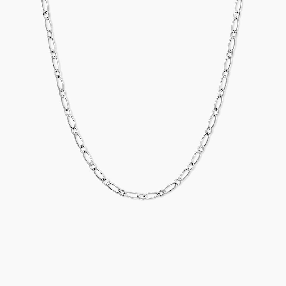 Cha&icirc;ne Ophelio Maille Alternee 1/1 Or Blanc - Chaines Femme | Marc Orian