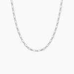 Cha&icirc;ne Ophelio Maille Alternee 1/1 Or Blanc - Chaines Femme | Marc Orian