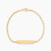 Bracelet Identité Etheline Maille Gourmette Or Jaune - Gourmettes Enfant | Marc Orian
