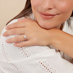 Bague Lisette Argent Blanc Oxyde De Zirconium - Bijoux fantaisie Femme | Marc Orian